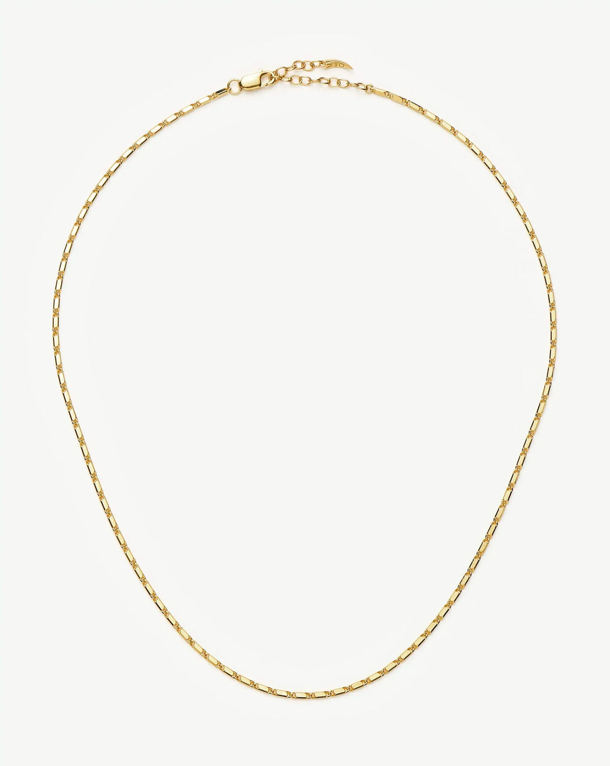 Colar Elos Retangulares - Ouro 18K | SILLENE