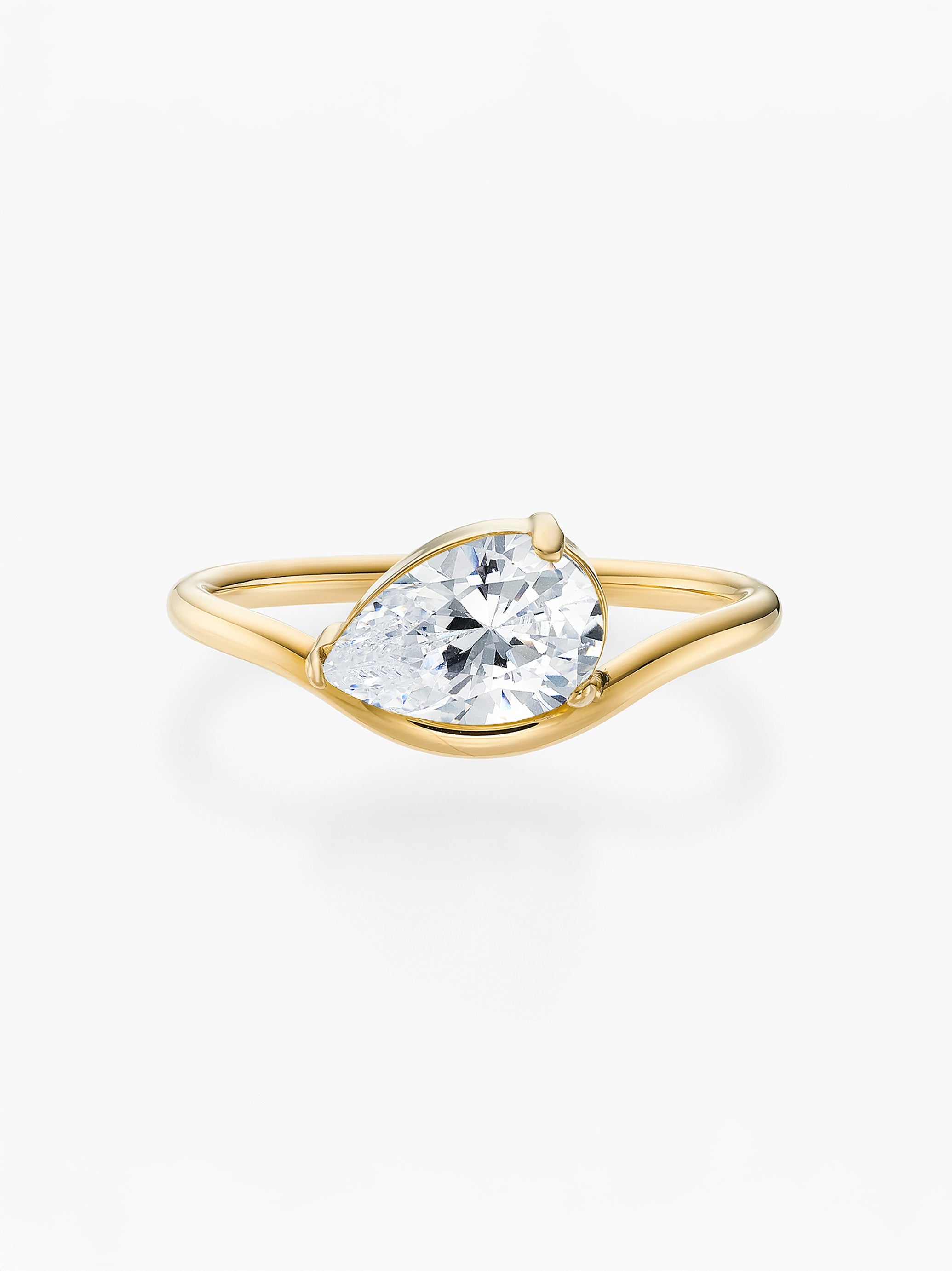 Anel Pia Pedra do Mês - Ouro 18K