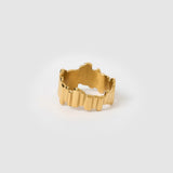 Anel Art Déco Madrepérola - Ouro 18K | SILLENE