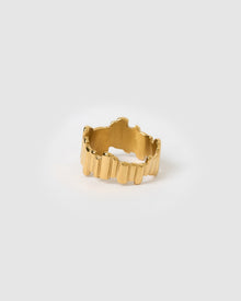 Anel Art Déco Madrepérola - Ouro 18K | SILLENE