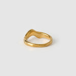Anel Aventurina e Pérola - Ouro 18K | SILLENE
