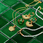 Anel Chancela Quadrada Malaquita - Ouro 18K | SILLENE