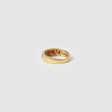 Anel Corações Vermelhos - Ouro 18K | SILLENE
