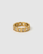 Anel Cravejado Baguete - Ouro 18K | SILLENE