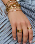 Anel Cravejado Brilhante - Ouro 18K | SILLENE
