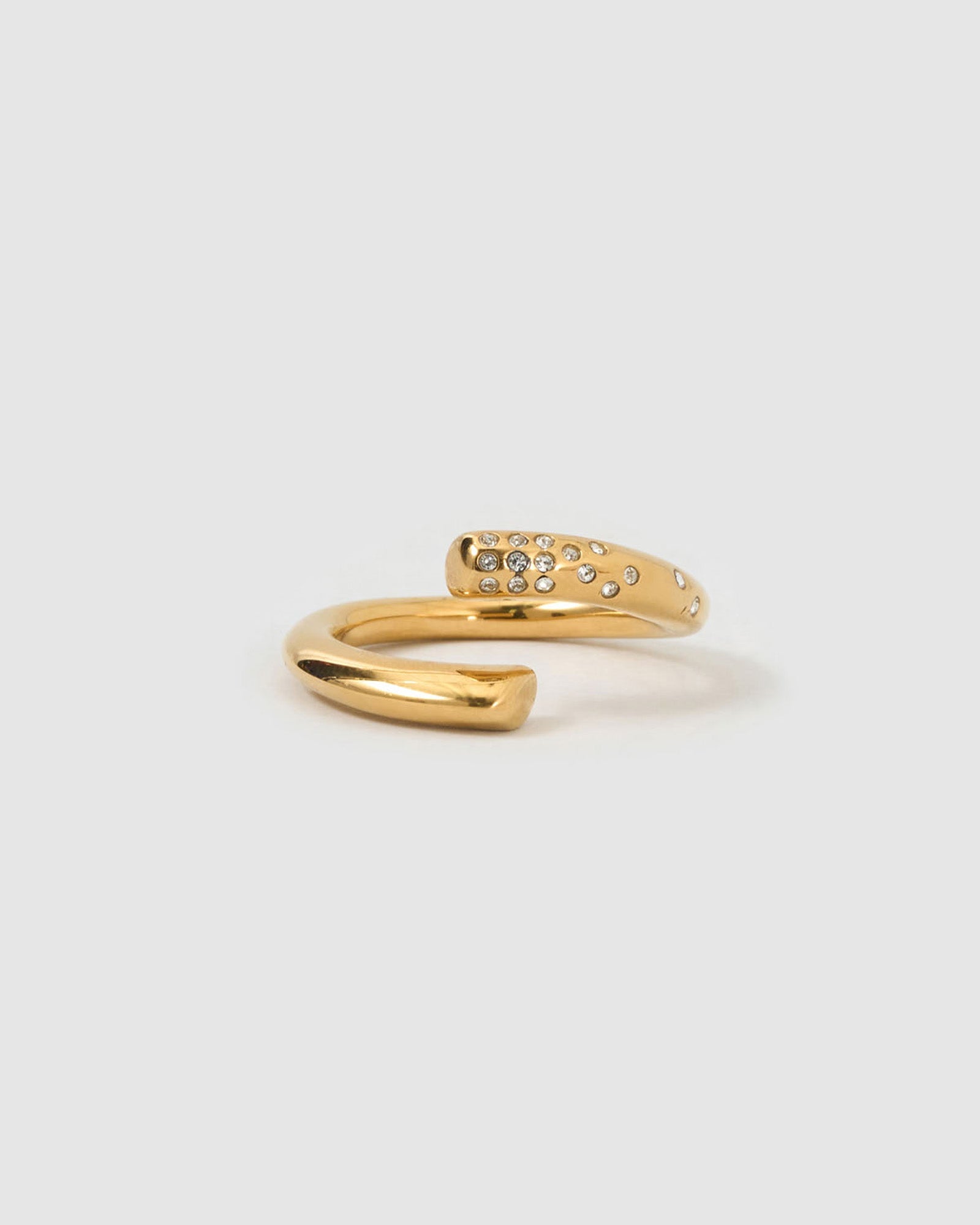Anel Cravejado Marcante - Ouro 18K | SILLENE