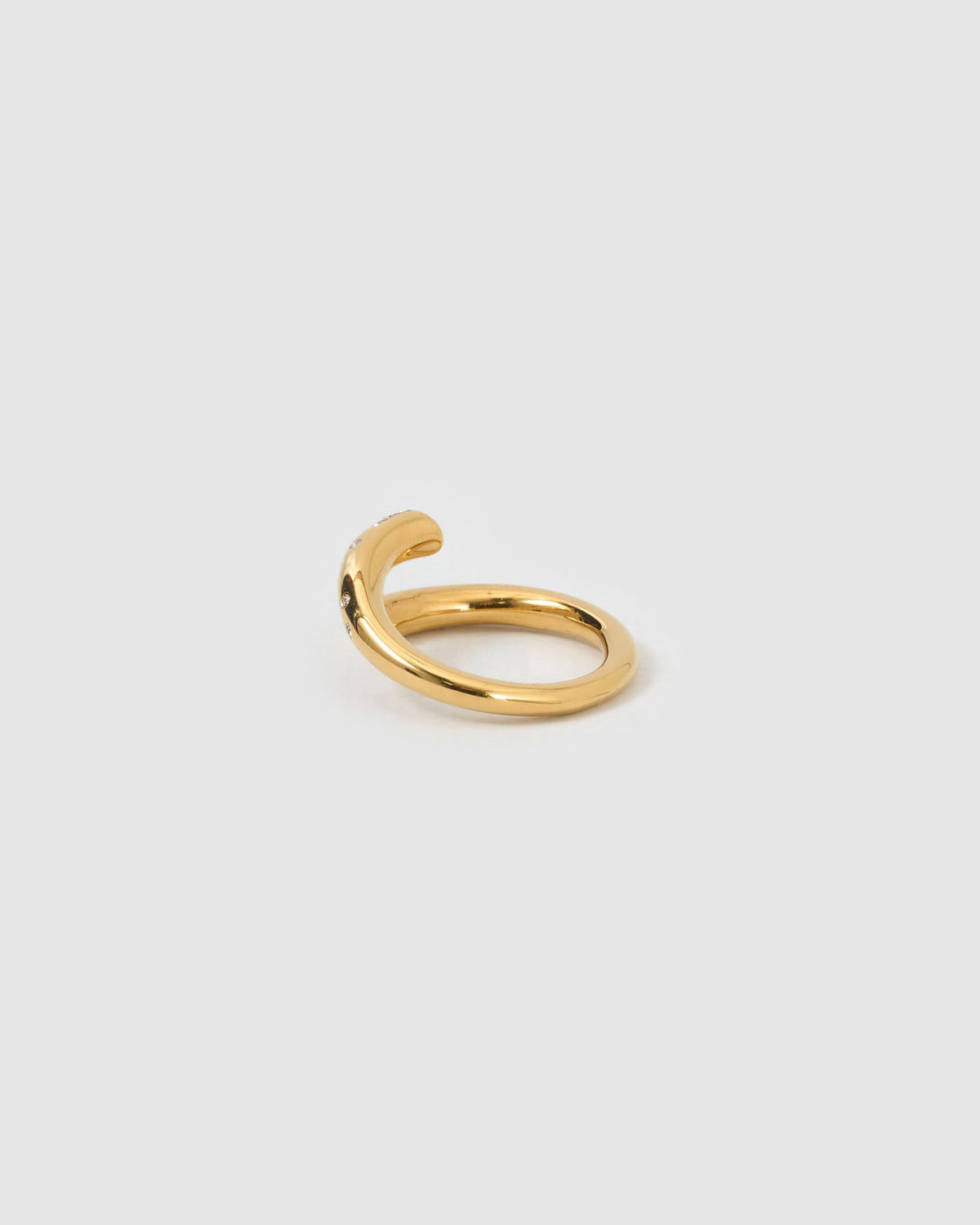 Anel Cravejado Marcante - Ouro 18K | SILLENE