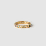 Anel Cravejado Multicolor - Ouro 18K | SILLENE