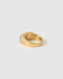 Anel Cravejado Verde - Ouro 18K | SILLENE