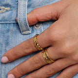Anel Cruzado - Ouro 18K | SILLENE