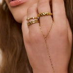 Anel Cruzado - Ouro 18K | SILLENE