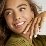 Anel Cruzado - Ouro 18K | SILLENE