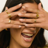 Anel Discos - Ouro 18K | SILLENE