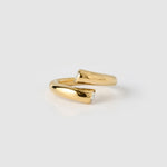 Anel Duas Pedras - Ouro 18K | SILLENE