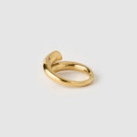 Anel Duas Pedras - Ouro 18K | SILLENE
