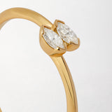 Anel Duplo Marquise - Ouro 18K | SILLENE