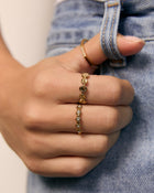 Anel Fino Ajustável - Ouro 18K | SILLENE