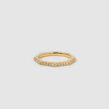 Anel Fino Cintilante - Ouro 18K | SILLENE