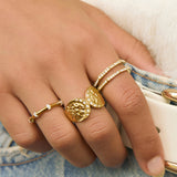Anel Fino Cintilante - Ouro 18K | SILLENE