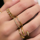 Anel Fino Cintilante - Ouro 18K | SILLENE