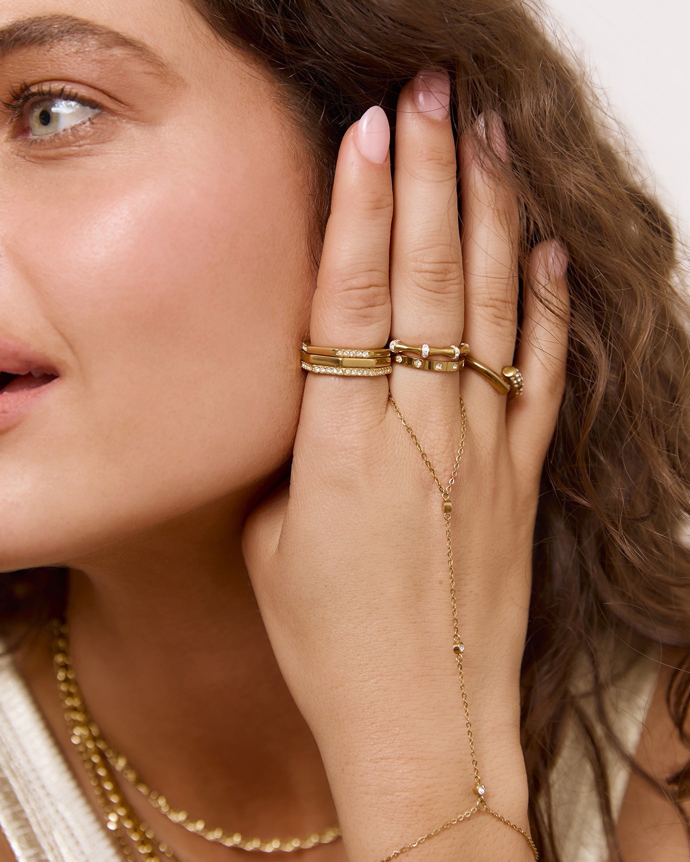 Anel Fino Cintilante - Ouro 18K | SILLENE