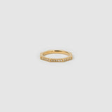 Anel Fino Cintilante - Ouro 18K | SILLENE