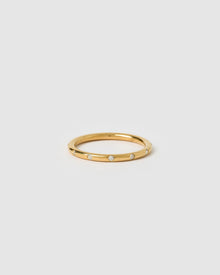 Anel Fino Cravejado - Ouro 18K | SILLENE