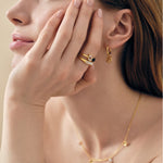 Anel Fino Madrepérola - Ouro 18K | SILLENE
