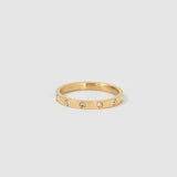 Anel Fino Pavê - Ouro 18K | SILLENE