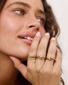 Anel Fino Pavê - Ouro 18K | SILLENE