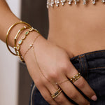 Anel Fino Pavê - Ouro 18K | SILLENE