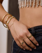 Anel Fino Pavê - Ouro 18K | SILLENE