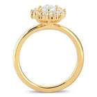 Anel Fiore em Zircônia - Ouro 18K