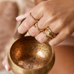 Anel Formato X - Ouro 18K | SILLENE