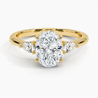 Anel Geneve em Zircônia - Ouro 18K