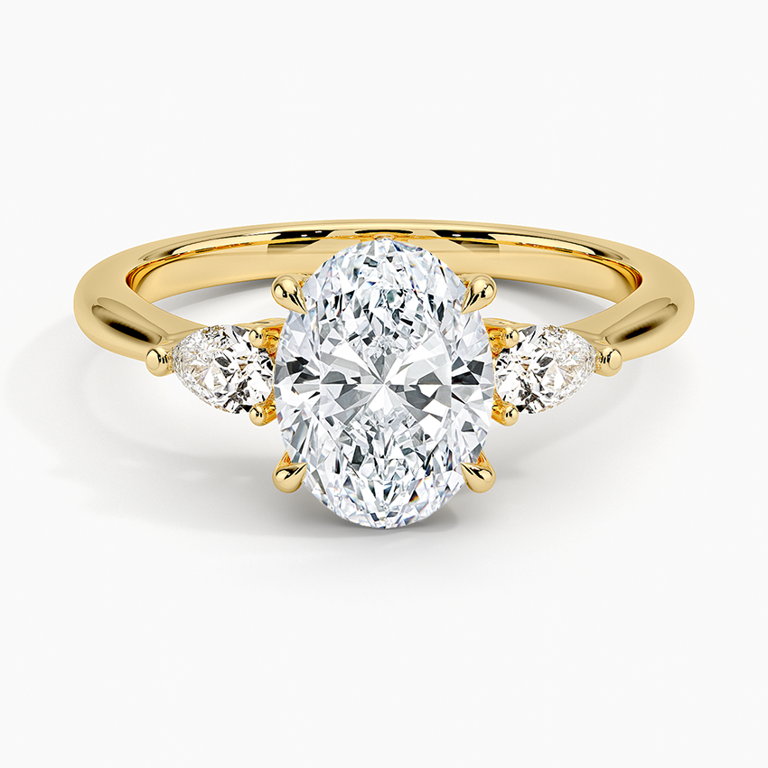 Anel Geneve em Zircônia - Ouro 18K
