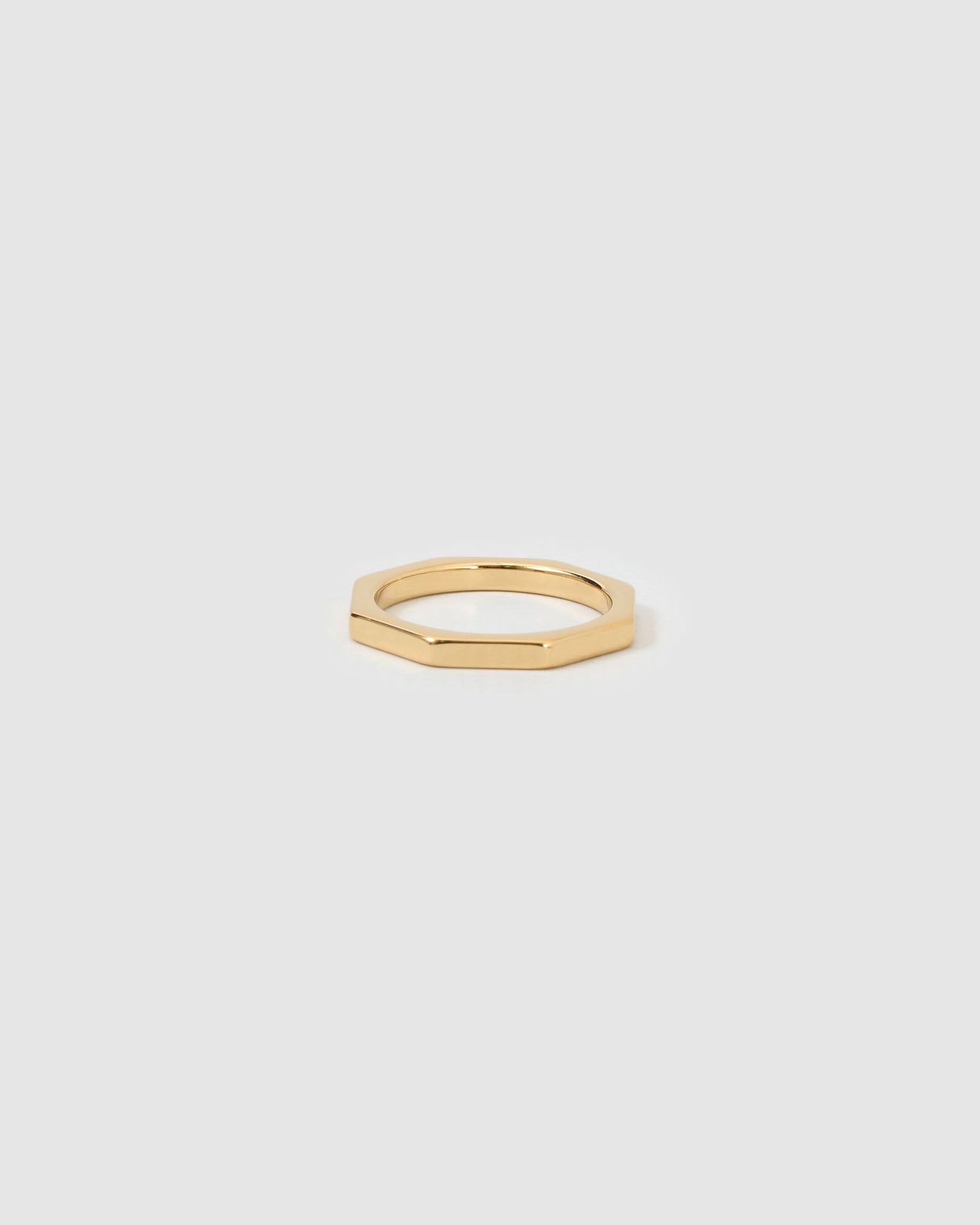 Anel Hexagonal - Ouro 18K | SILLENE