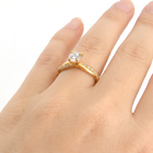 Anel Infinity em Zircônia - Ouro 18K