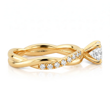 Anel Infinity em Zircônia - Ouro 18K
