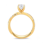 Anel Infinity em Zircônia - Ouro 18K