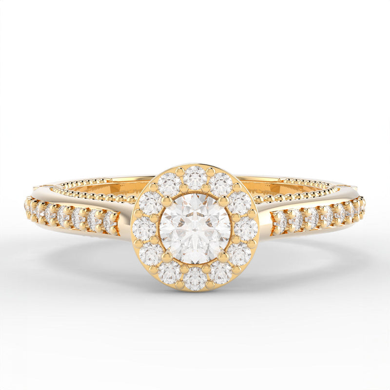 Anel Joy em Zircônia - Ouro 18K