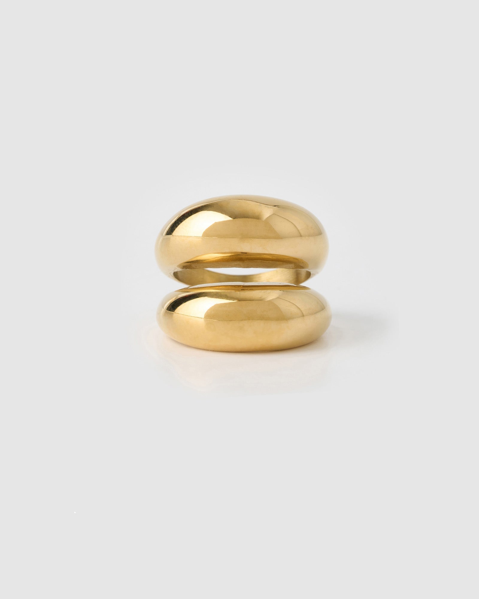 Anel Linhas Sinuosas - Ouro 18K | SILLENE