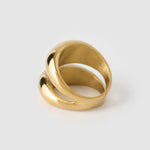 Anel Linhas Sinuosas - Ouro 18K | SILLENE