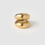 Anel Linhas Sinuosas - Ouro 18K | SILLENE