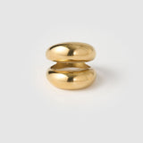 Anel Linhas Sinuosas - Ouro 18K | SILLENE