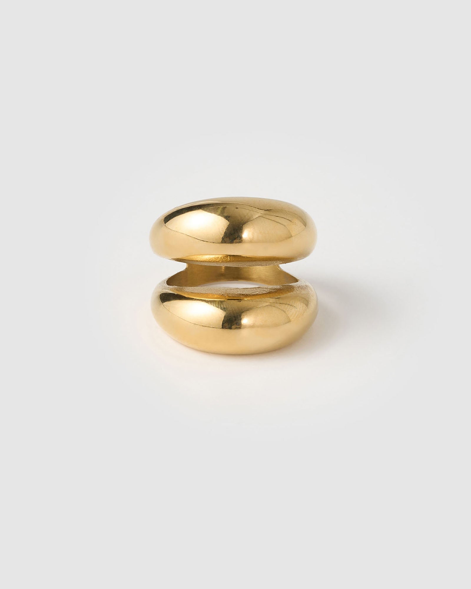 Anel Linhas Sinuosas - Ouro 18K | SILLENE