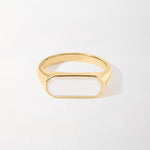 Anel Madrepérola Marcante - Ouro 18K | SILLENE