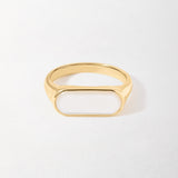 Anel Madrepérola Marcante - Ouro 18K | SILLENE