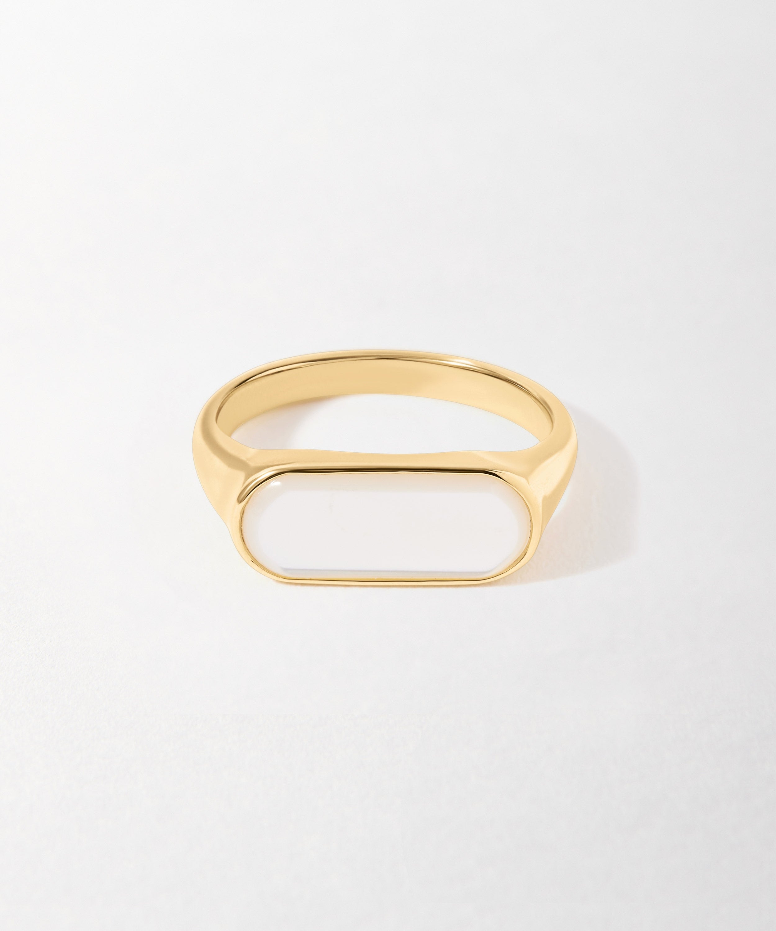 Anel Madrepérola Marcante - Ouro 18K | SILLENE