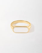 Anel Madrepérola Marcante - Ouro 18K | SILLENE